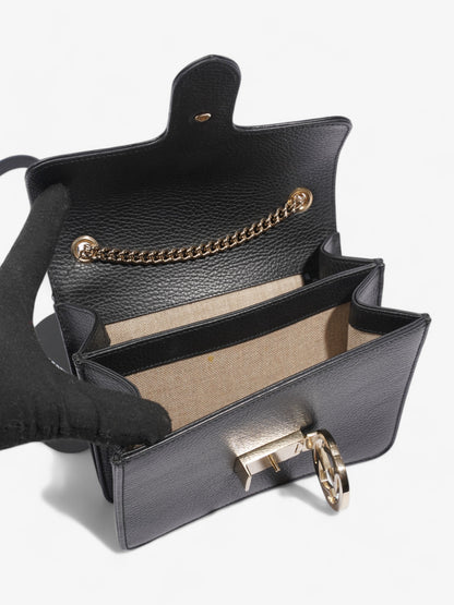 Gucci Interlocking G Bag Black Leather Small