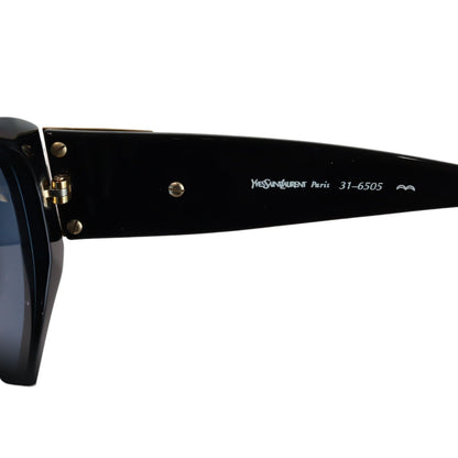 Vintage Acetate Sunglasses Black GHW