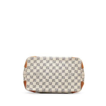 White Louis Vuitton Damier Azur Hampstead PM Tote Bag