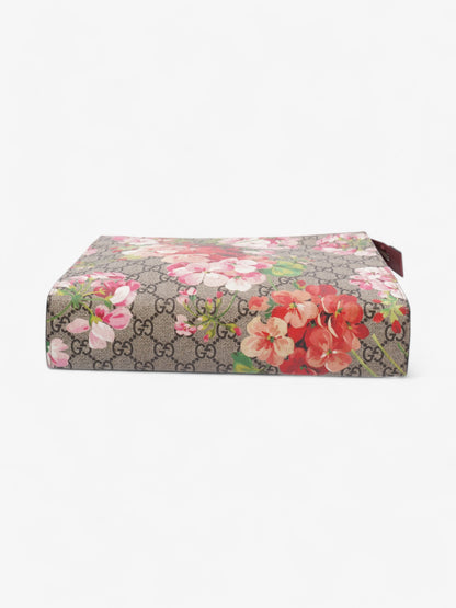 Gucci Cosmetic Case GG Supreme / GG Bloom / Antique Rose Coated Canvas Large