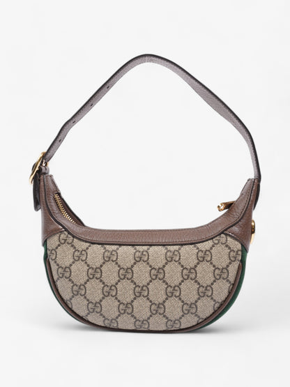 Gucci Ophidia GG Supreme / Brown / Green Canvas Mini