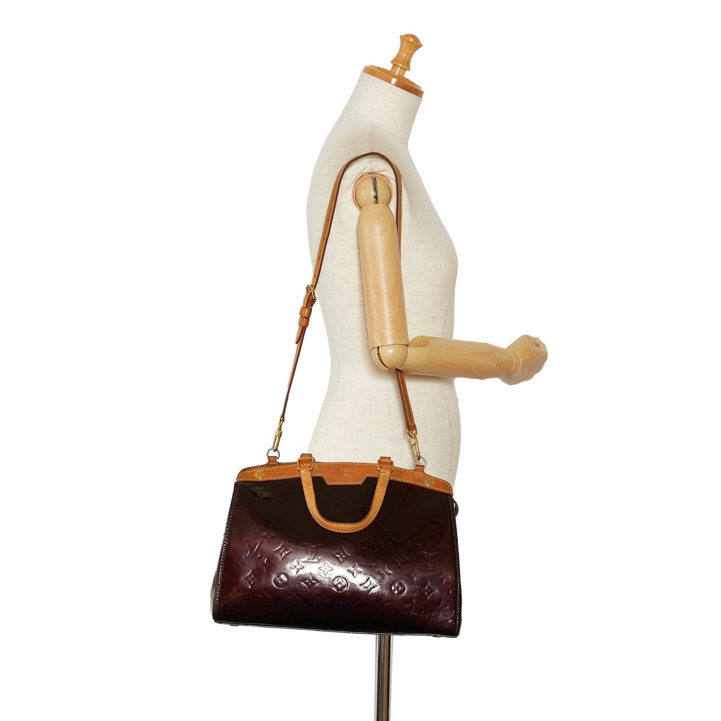 LOUIS VUITTON Monogram Vernis Brea MM Satchel