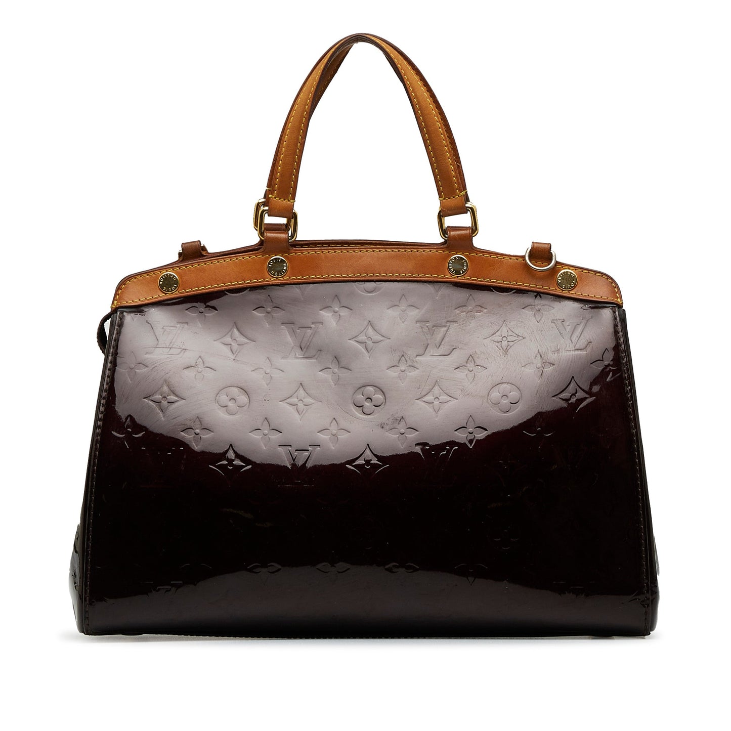 LOUIS VUITTON Monogram Vernis Brea MM Satchel