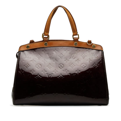 LOUIS VUITTON Monogram Vernis Brea MM Satchel