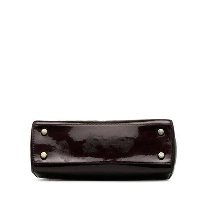 LOUIS VUITTON Monogram Vernis Brea MM Satchel
