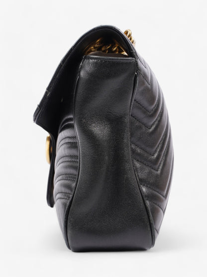 Gucci GG Marmont Black Matelasse Leather Medium