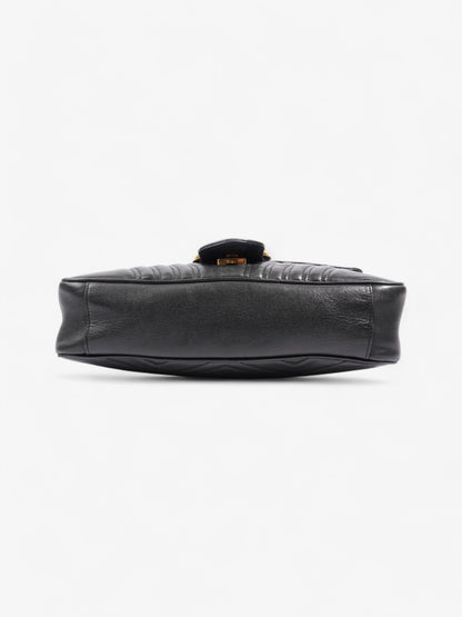 Gucci GG Marmont Black Matelasse Leather Medium