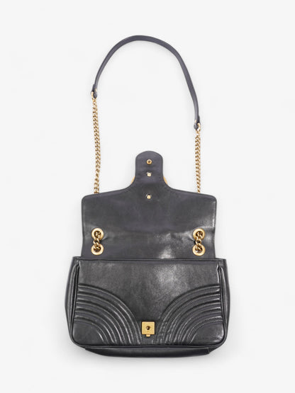 Gucci GG Marmont Black Matelasse Leather Medium