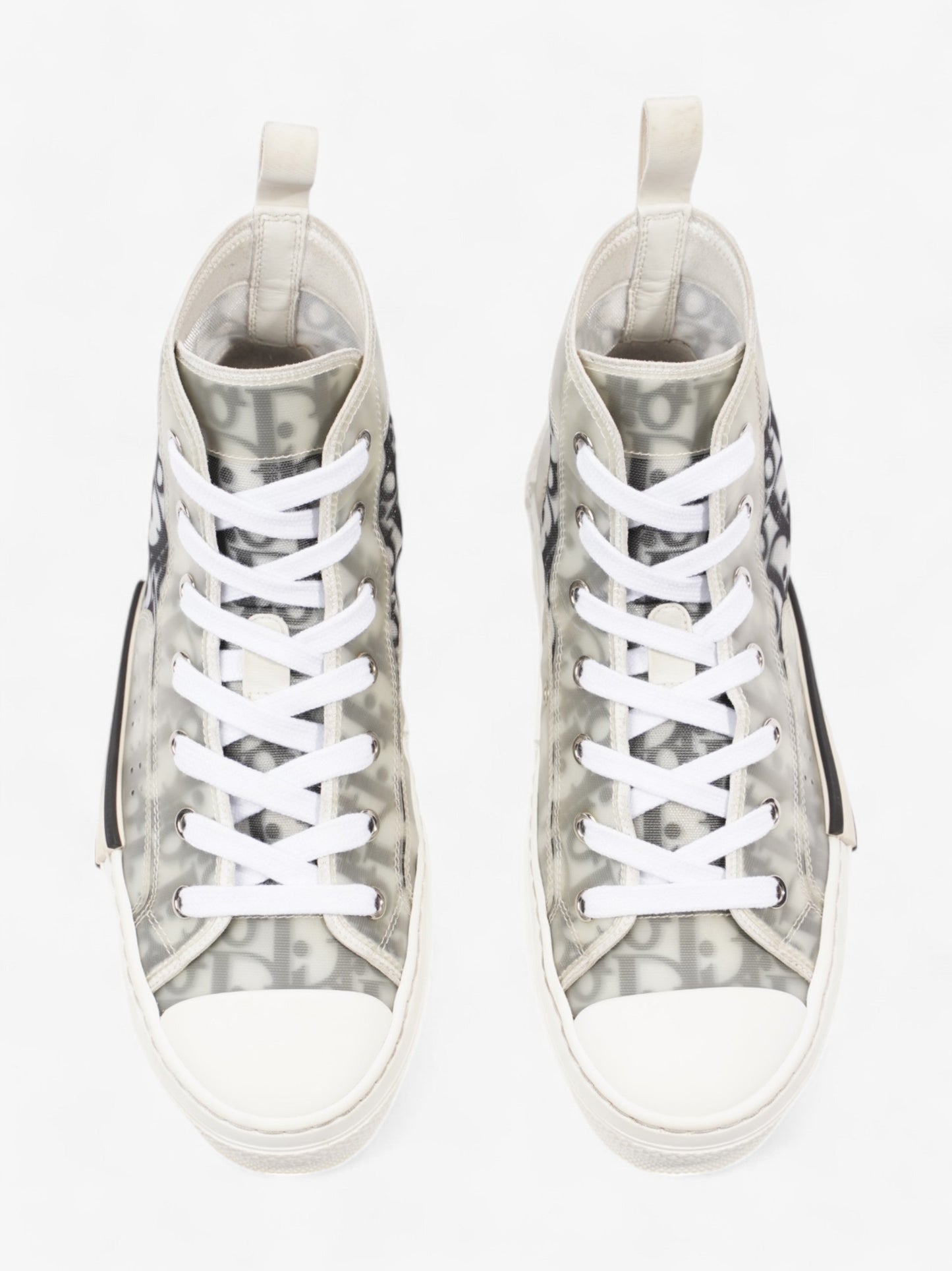 Christian Dior B23 High-tops Grey Oblique  / White Mesh EU 38 UK 5