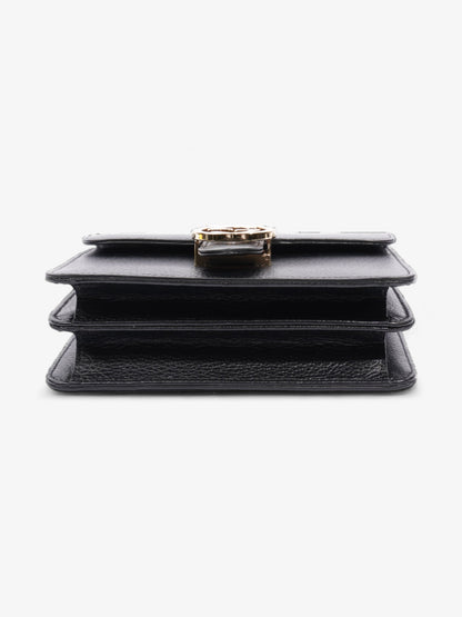 Gucci Interlocking GG  Black Leather Small