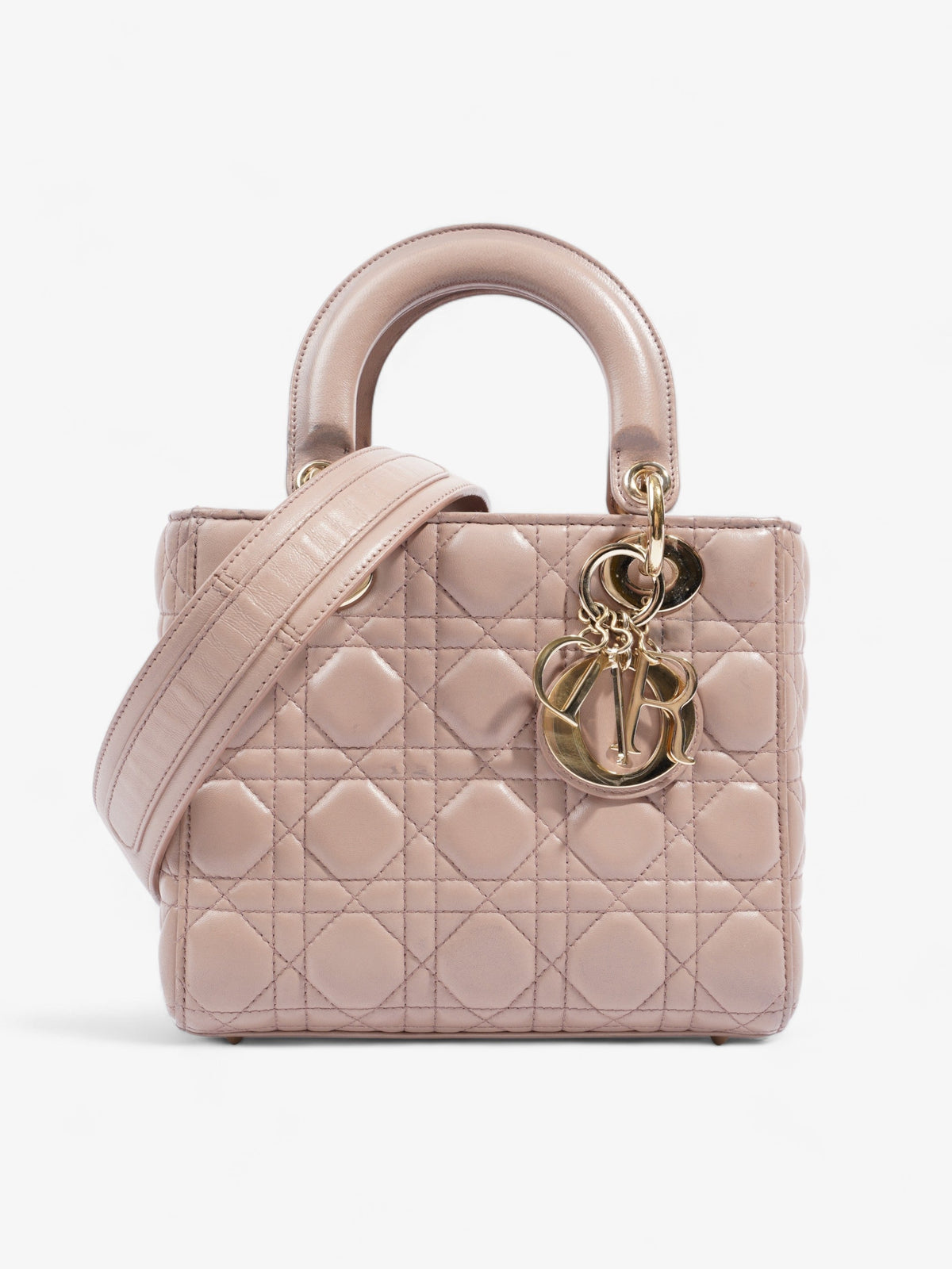 Lady Dior My ABCDior Blush Lambskin Leather Small