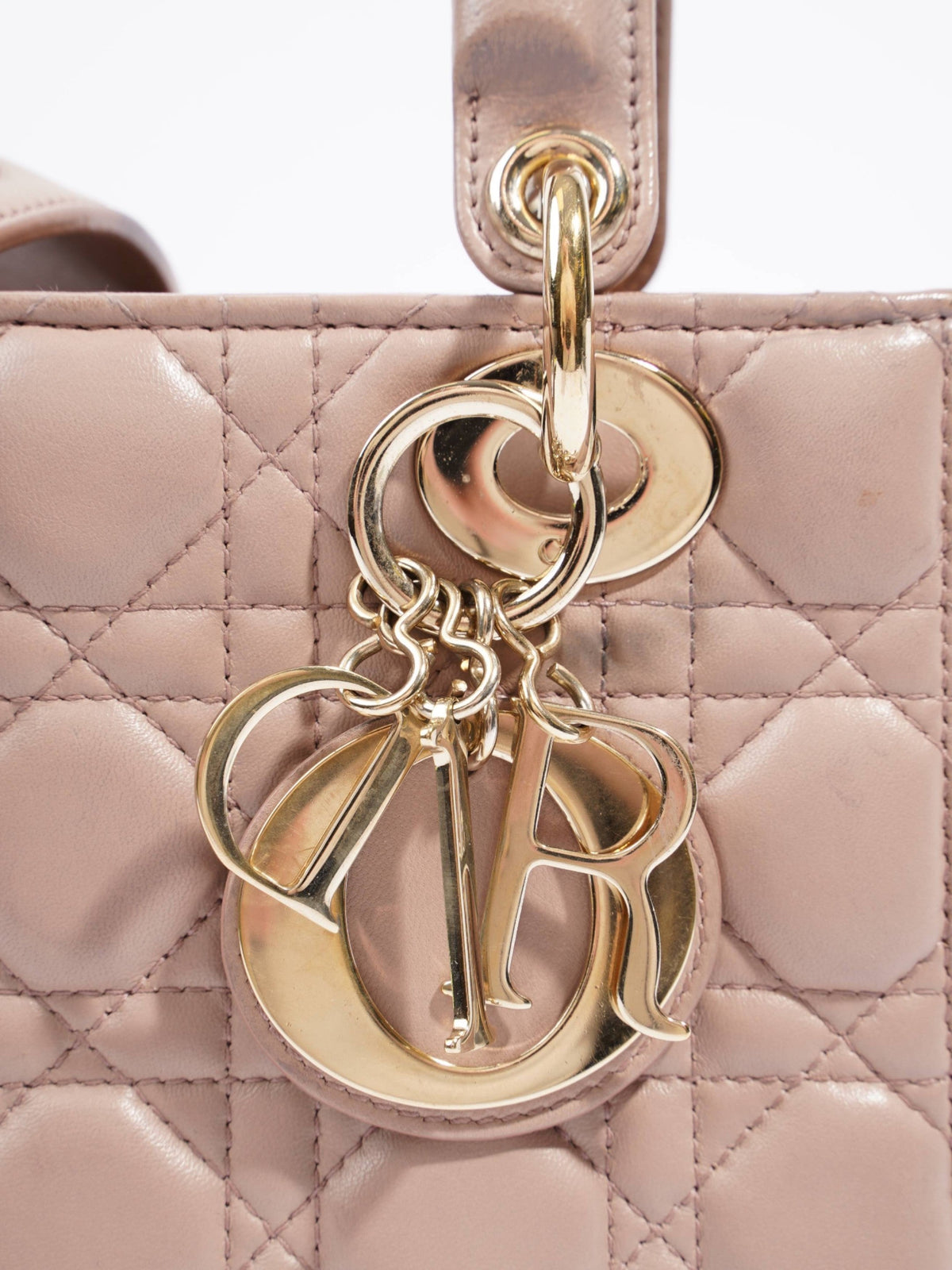 Lady Dior My ABCDior Blush Lambskin Leather Small