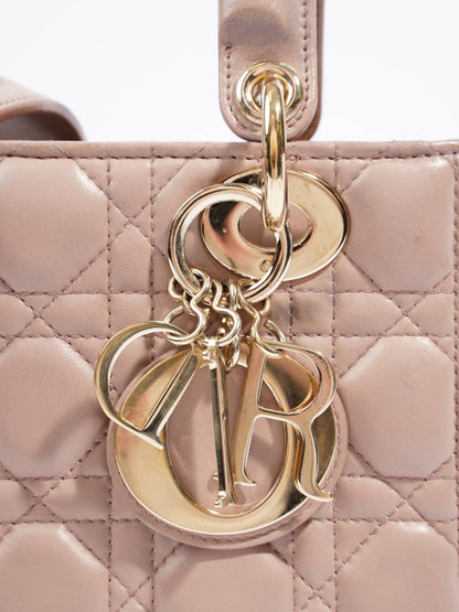 Lady Dior My ABCDior Blush Lambskin Leather Small