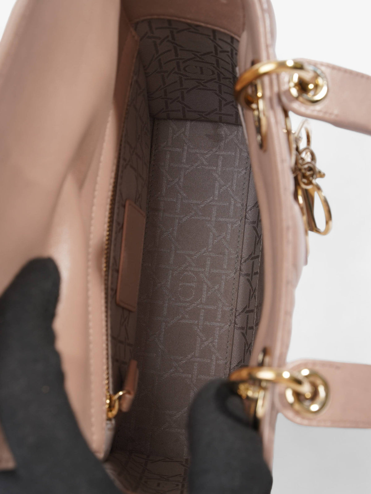 Lady Dior My ABCDior Blush Lambskin Leather Small