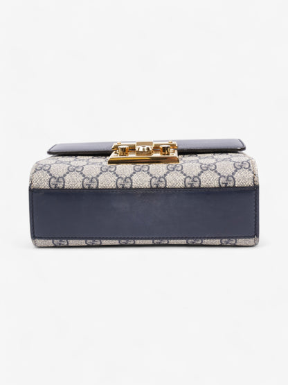 Gucci Padlock GG Supreme / Navy Blue Canvas Small