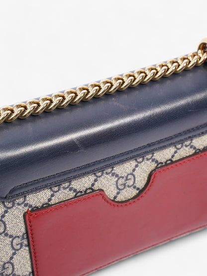 Gucci Padlock GG Supreme / Navy Blue Canvas Small