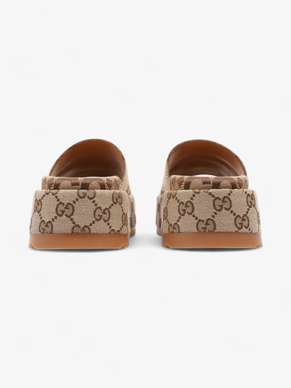 Gucci Angelina Camel And Ebony GG Supreme Canvas EU 38 UK 5