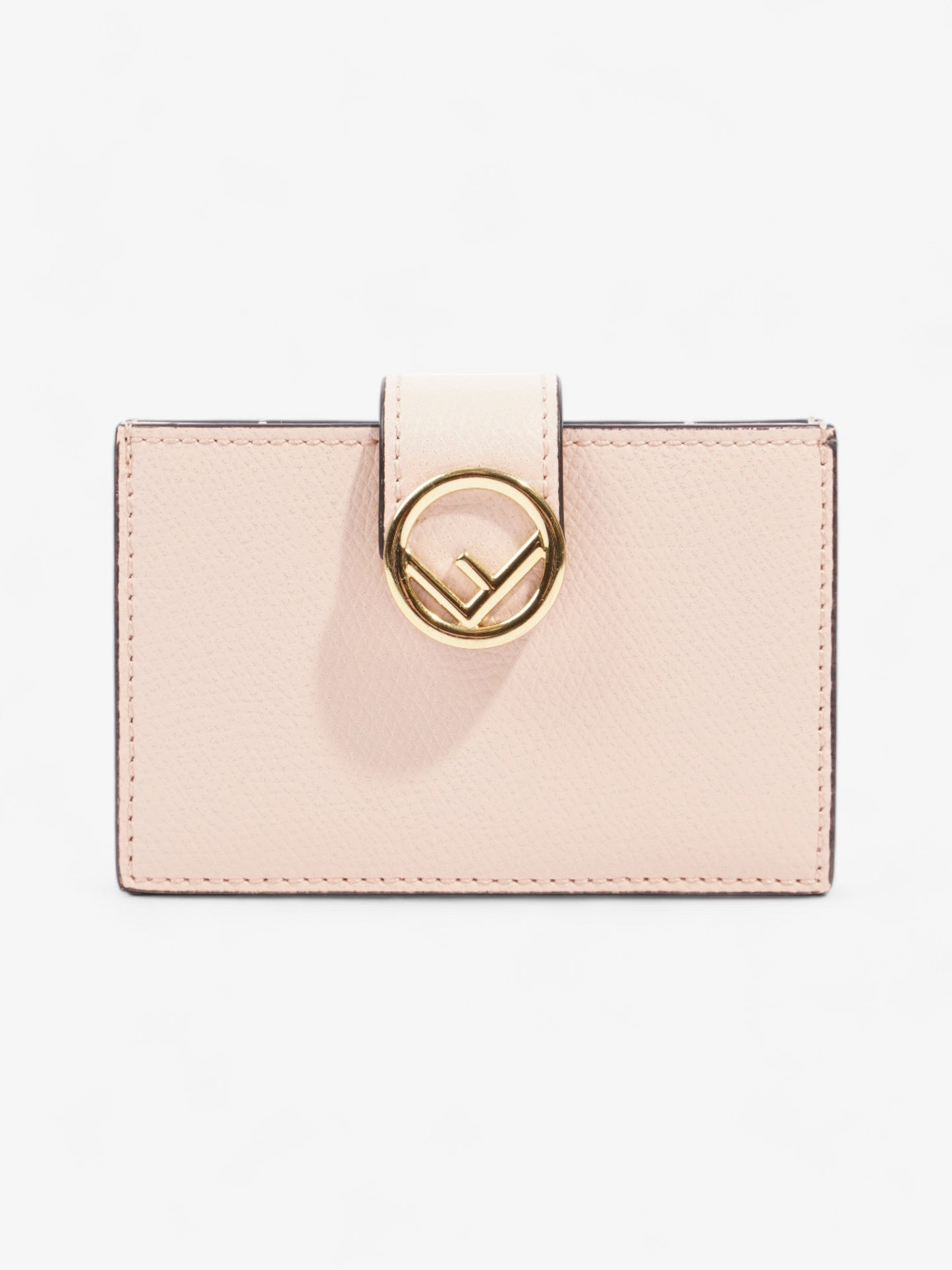Fendi Fendi Light pink Leather Card Holder Blush Pink Leather
