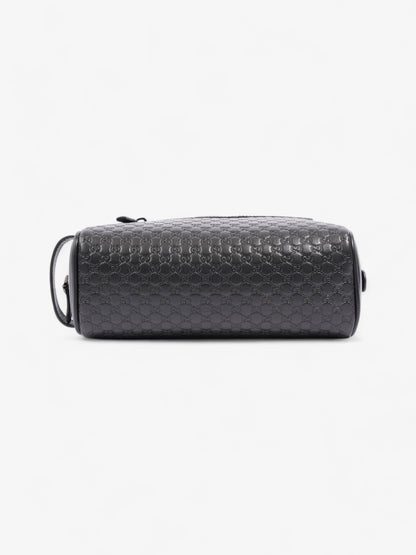 Gucci GG Wash Bag GG Supreme / Black Leather