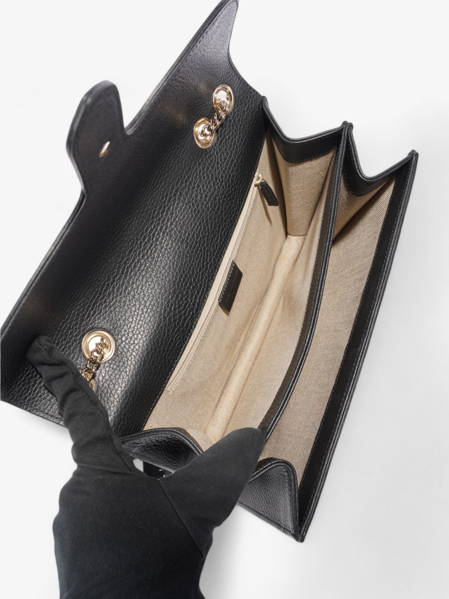 Gucci Interlocking G Bag Black Leather