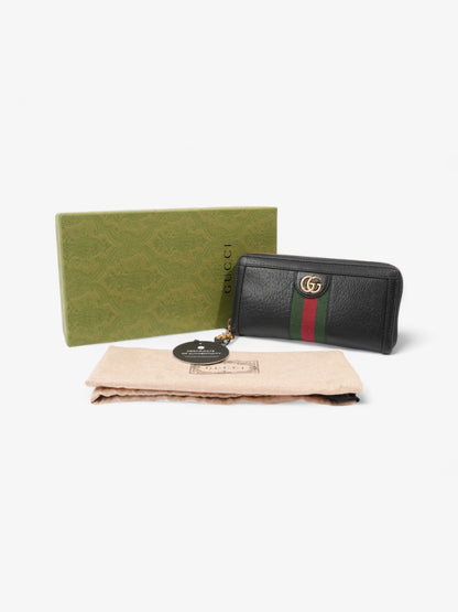Gucci Continental Wallet Black / Red / Green Leather