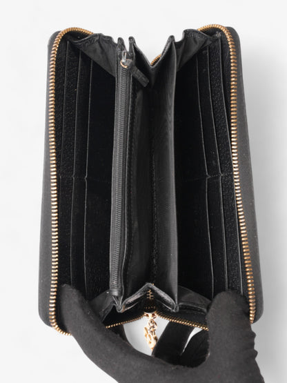 Gucci Continental Wallet Black / Red / Green Leather