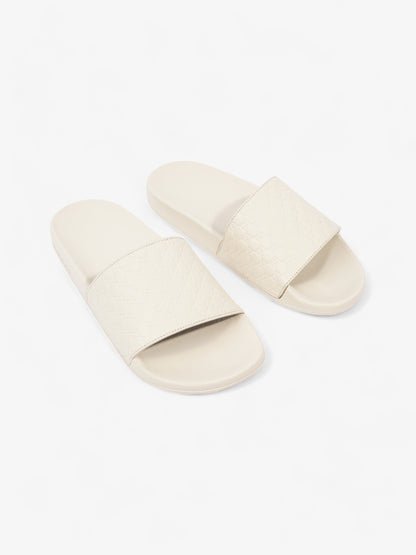 Gucci Microguccissima Slide Ivory Rubber EU 37 UK 4