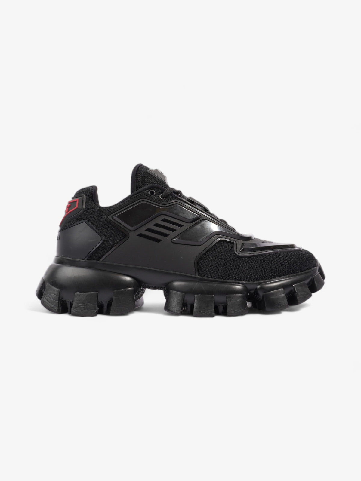 Prada Cloudbust Thunder Sneakers Black / Red Mesh EU 38.5 UK 5.5