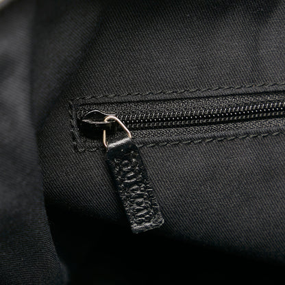 Gucci Abbey Tote Bag Black GG Canvas