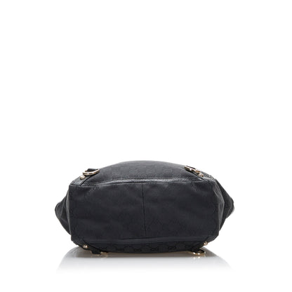 Gucci Abbey Tote Bag Black GG Canvas