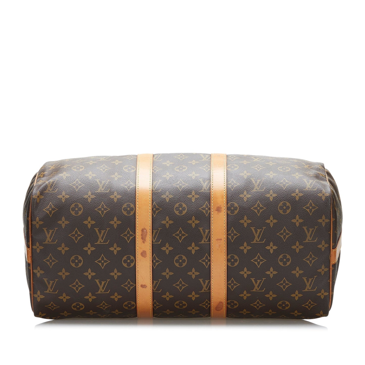 LOUIS VUITTON Monogram Keepall Bandouliere 45 Brown