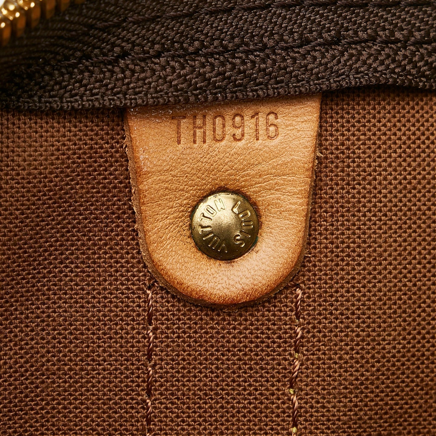 LOUIS VUITTON Monogram Keepall Bandouliere 45 Brown