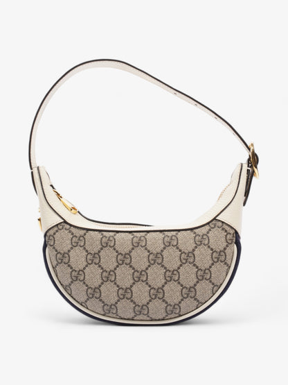 Gucci Ophidia GG Mini Bag Supreme / White Coated Canvas