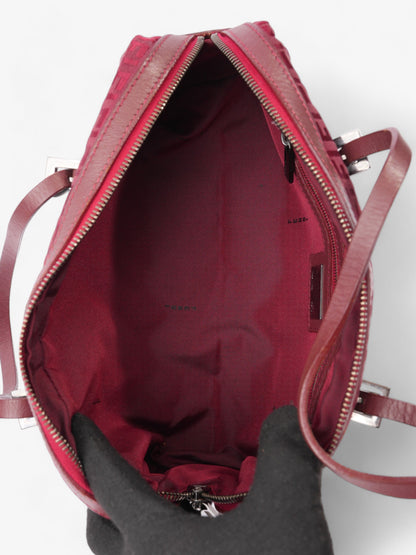 Fendi Vintage Zucchino Red Canvas
