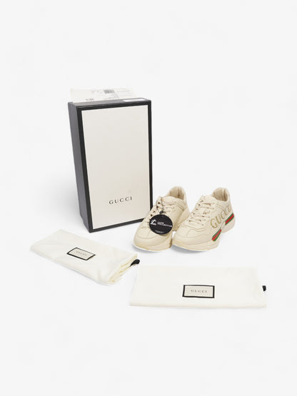 Gucci Rhyton Ivory / Red / Green Leather EU 38.5 UK 5.5