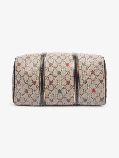 Gucci Boston Bag GG Supreme / Red / Green Coated Canvas