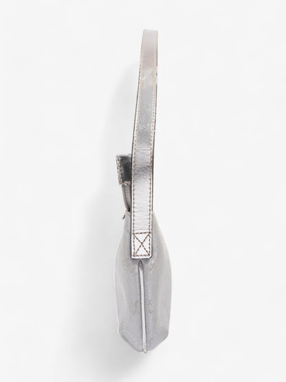 Gucci Boat Pochette Silver / GG Supreme Canvas
