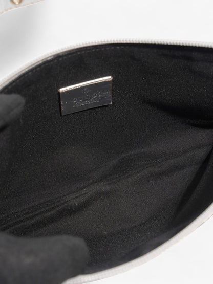 Gucci Boat Pochette Silver / GG Supreme Canvas