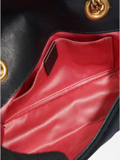 Gucci GG Marmont Black Velvet Mini