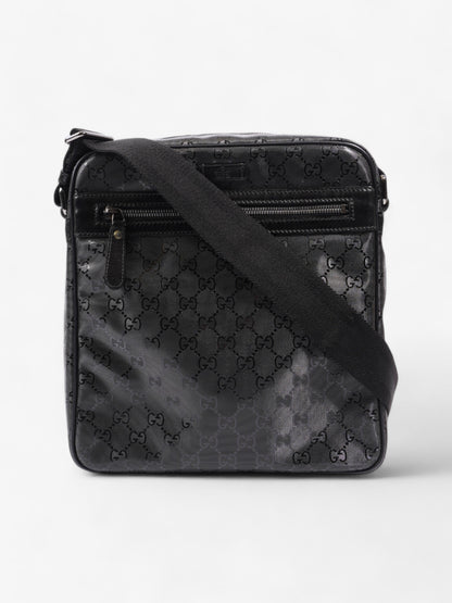 Gucci GG Imprime Messenger Black Coated Canvas