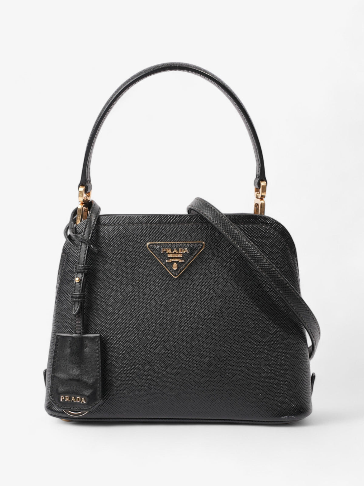 Prada Matinee Black Saffiano Leather
