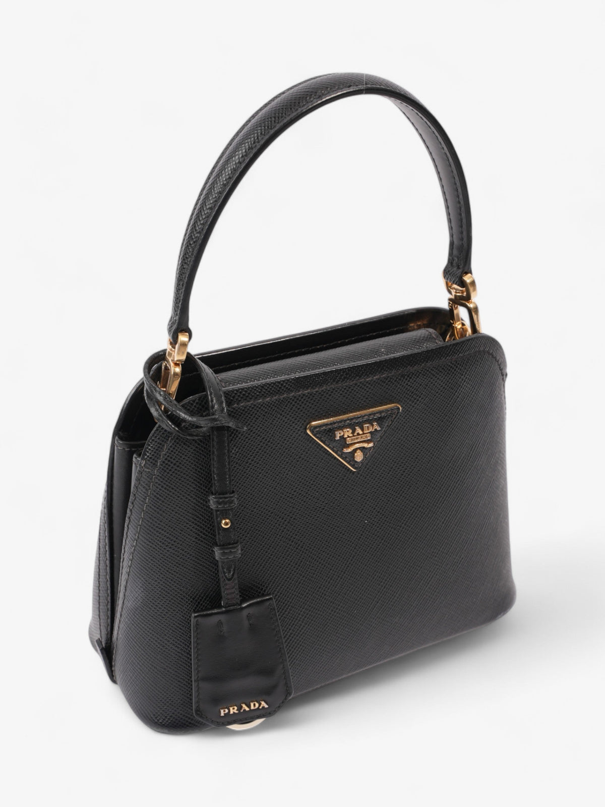 Prada Matinee Black Saffiano Leather
