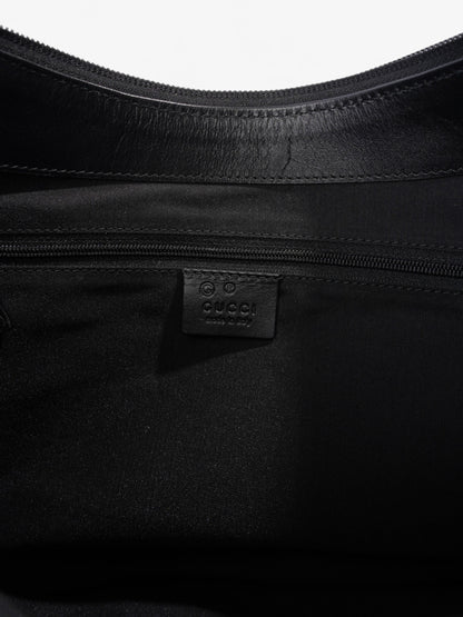 Gucci Half Moon Hobo Black Denim GG Supreme Denim