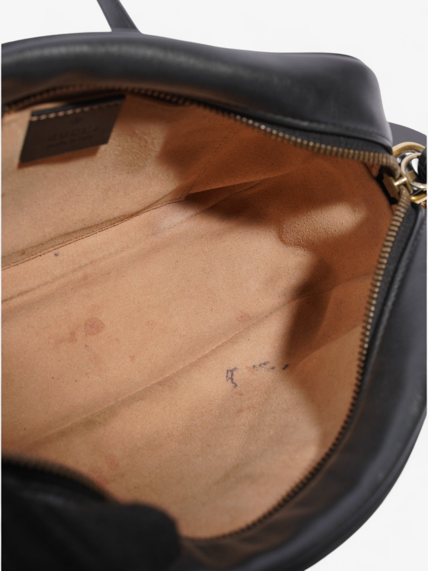 Gucci Marmont Black Matelasse Leather Small