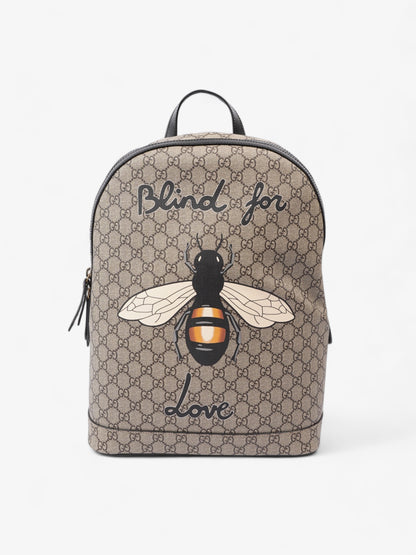 Gucci Blind For Love Beige And Ebony GG Supreme / Black Coated Canvas