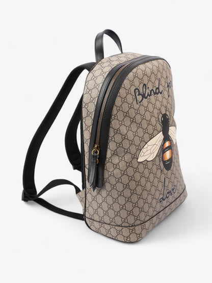 Gucci Blind For Love Beige And Ebony GG Supreme / Black Coated Canvas