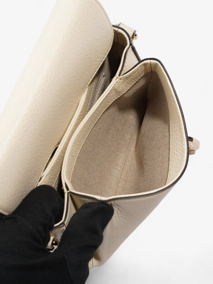 Gucci Interlocking G Dollar Bag White Leather