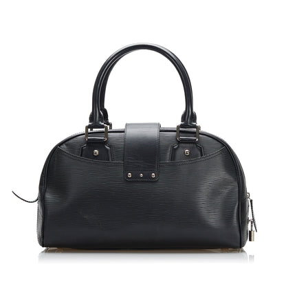 Louis Vuitton Bowling Montaigne GM Black Epi