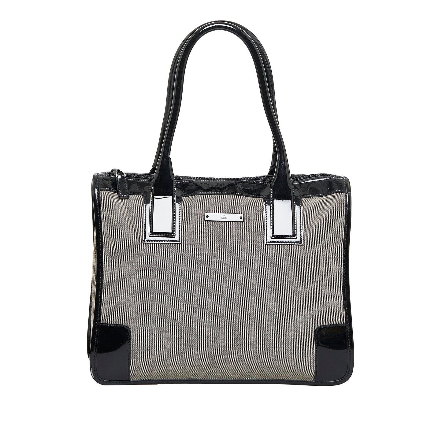 Gucci Handbag Grey Canvas