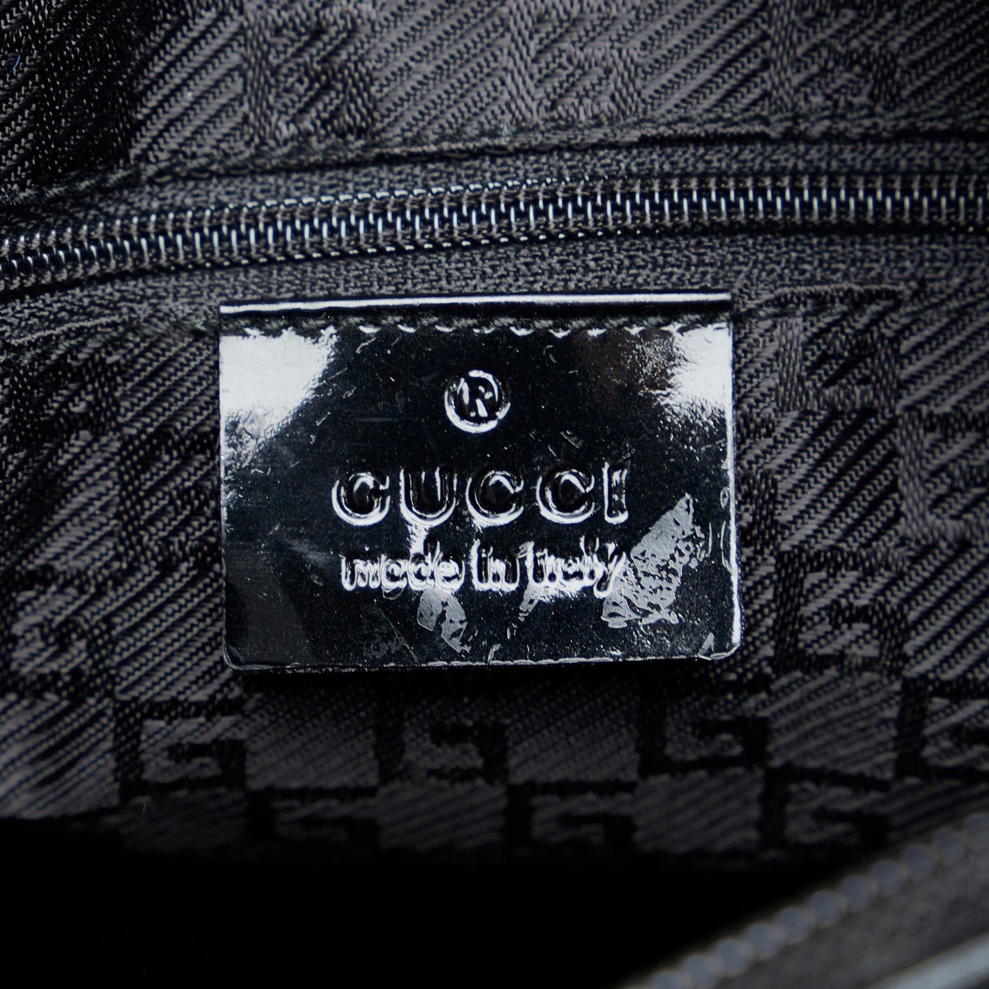 Gucci Handbag Grey Canvas
